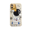 Étui souple pour téléphone portable avec télescope et astronaute