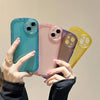 Étui de téléphone portable transparent de couleur unie simple et souple