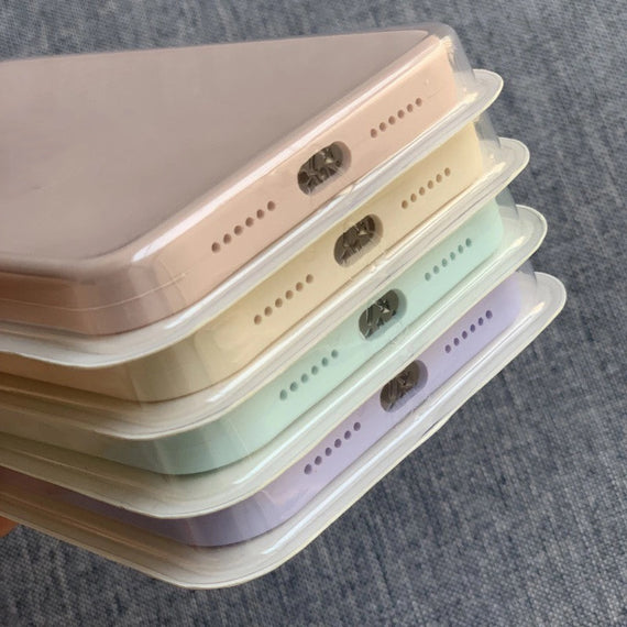 Coque intégrale en silicone liquide Max pour iPhone 12 Pro, 11 et 12 Mini
