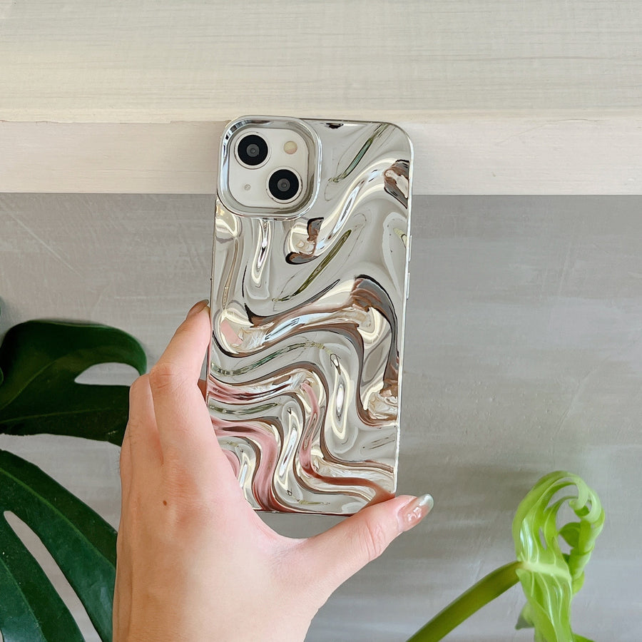 Electroplating Three-dimensional Water Ripple Protective Sleeve