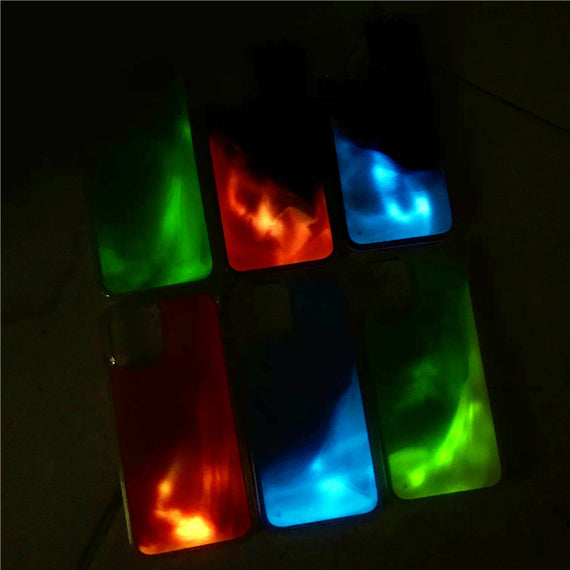 Coquille de sable mouvant liquide de couleur unie lumineuse