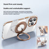 Phone Case Transparent 360 Magnetic Rotating Bracket Drop-resistant