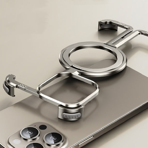 Coque de téléphone en métal sans cadre avec quatre coins pour une dissipation thermique anti-chute