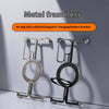 Fallfeste, rahmenlose Magnethalterung aus Metall