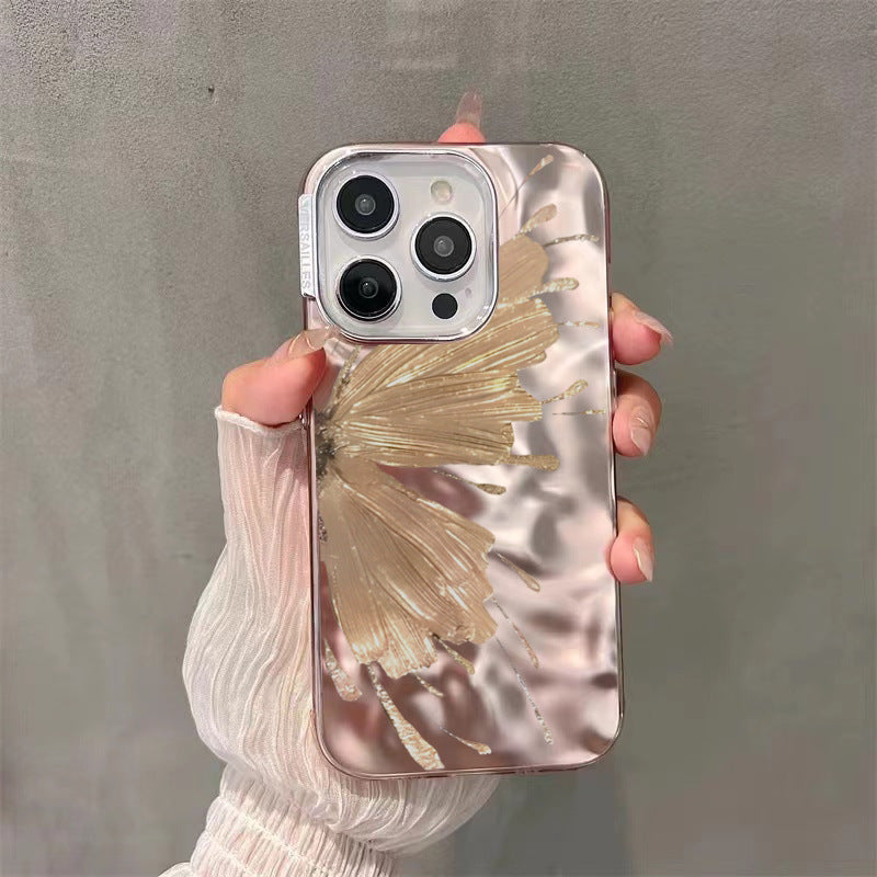 Coque de protection pour téléphone à motif papillon électrolytique