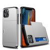Étui de protection pour téléphone portable, coque coulissante, porte-cartes, deux en un, anti-chute, porte-cartes de crédit