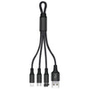 Keychain Three-in-one Data Cable Three-head Charging Cable