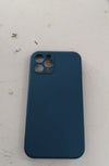 Coque de téléphone portable en silicone liquide à bords droits et à trous fins