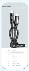 Fast Charge 100W Dual Type-c Super Fast Charge Data Cable