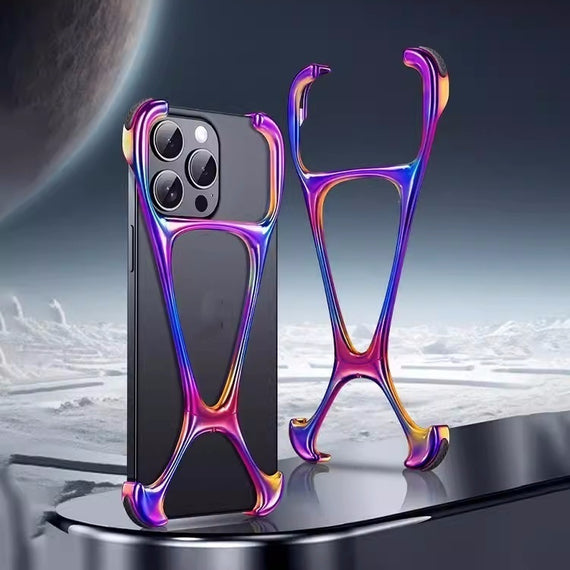 Coque de protection intégrale en métal pour téléphone portable, ultra-fine et anti-chute