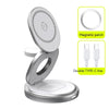 3-in-1-Wireless-Ladegerät mit magnetischem Klappständer