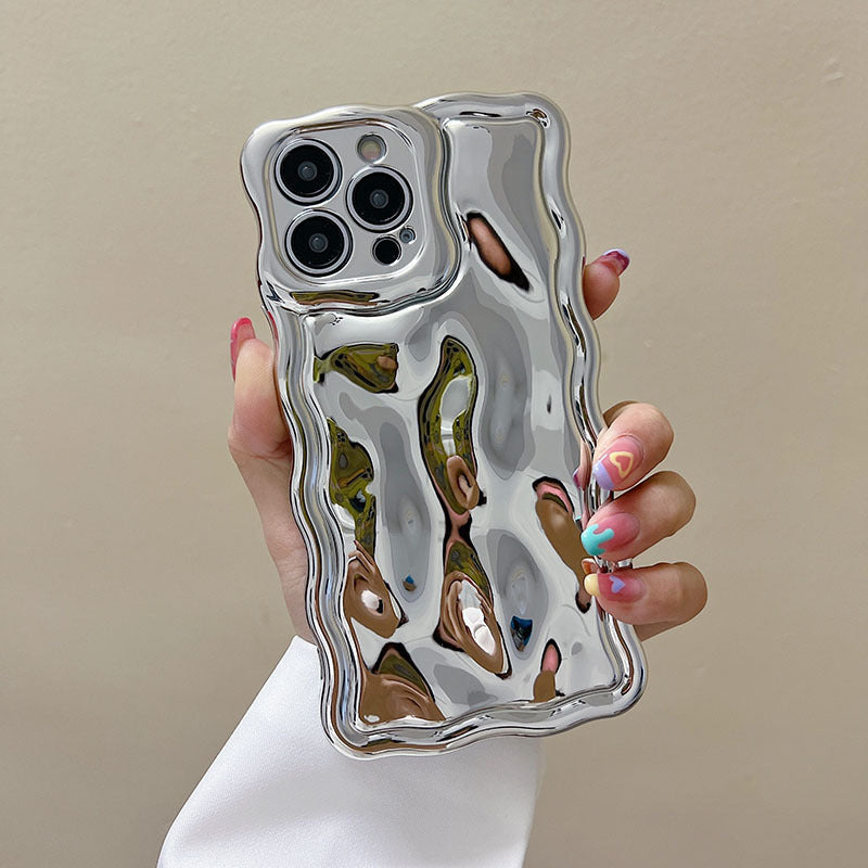 Wave Plating Meteorite Pattern Suitable Phone Case