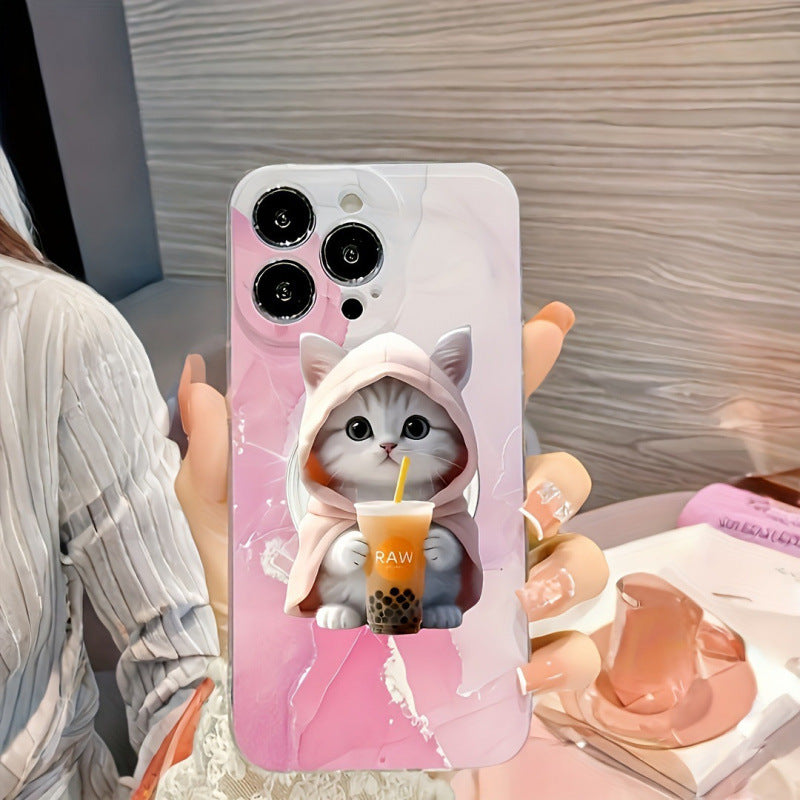 Creative Cartoon Acrylic Flat Cartoon Phone Holder