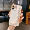 Electroplated Pearl Bracelet All-inclusive Soft Case Mobile Phone Protective Case