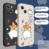 Corgi Cartoon Silicone Soft Cover Phone Case