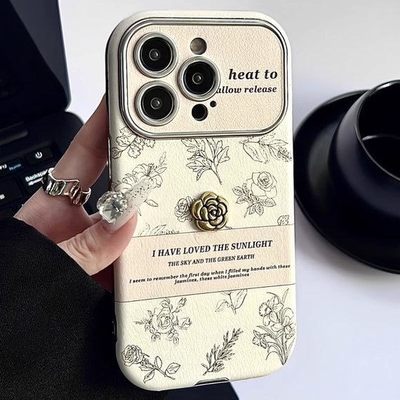 Étui de téléphone en silicone souple avec grande fenêtre