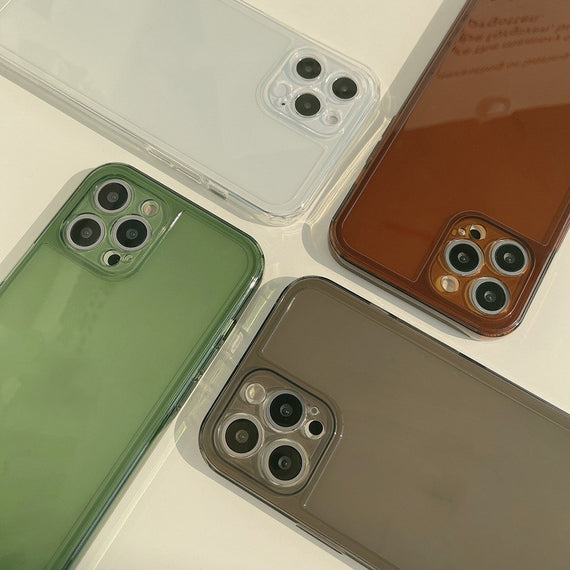 Nouvelle coque de téléphone transparente avec cadre photo