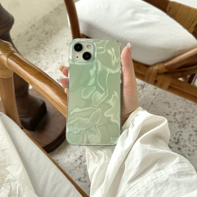 Gradient Double Layer Water Ripple Phone Case