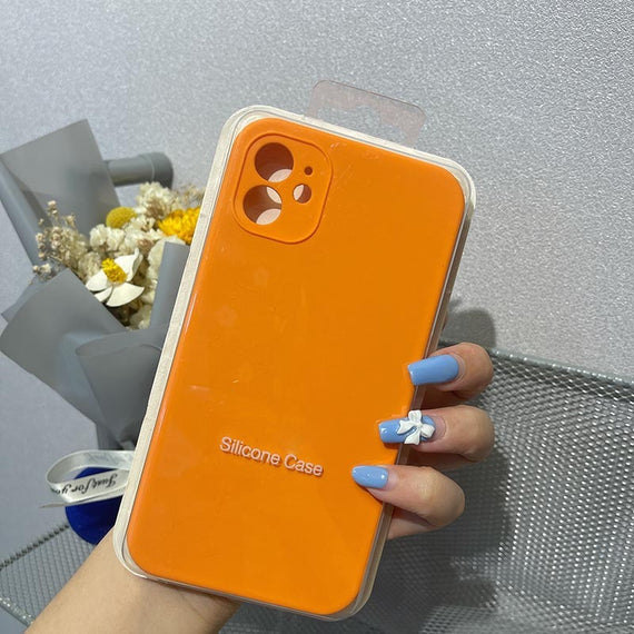 Coque intégrale en silicone liquide Max pour iPhone 12 Pro, 11 et 12 Mini