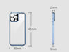 Simple All-around Metal Mobile Phone Case Fall Protection Cover