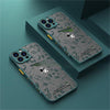 Astronaut Phone Case Doodle Moon Cartoon Eye Protection