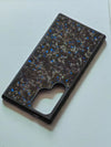Coque de téléphone en fibre de carbone et silicone