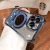 Magnetic Bracket Phone Case With Lens Protector Four Corners Drop-resistant