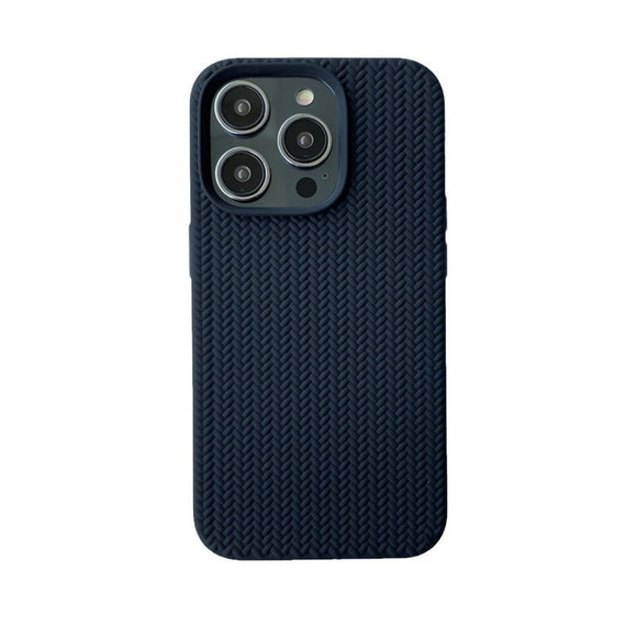 Liquid Silicone Woven Pattern Phone Case