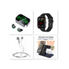 Casque sans fil Bluetooth YD03 TWS, grand écran, affichage numérique intelligent, lumière de respiration intra-auriculaire