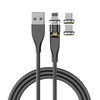 Three In One Data Cable 540 Degree Rotation Spherical Magnetic Charging