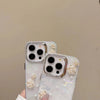 Shell Pattern Camellia Flower Phone Case Cute Protective Cover