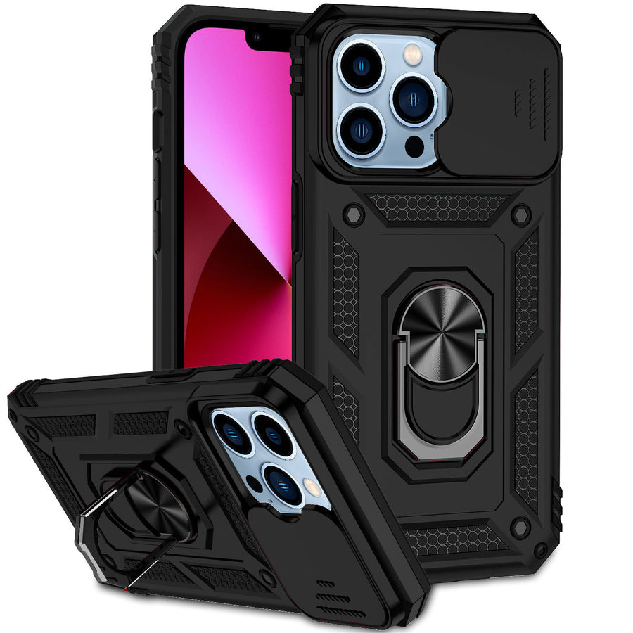 Phone Case Anti-fall Magnetic Bracket Lens Cover