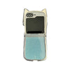 Electroplating Cat Ear Gradient Folding Phone Case