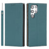 Étui en cuir Litchi pour Galaxy S24 Ultra