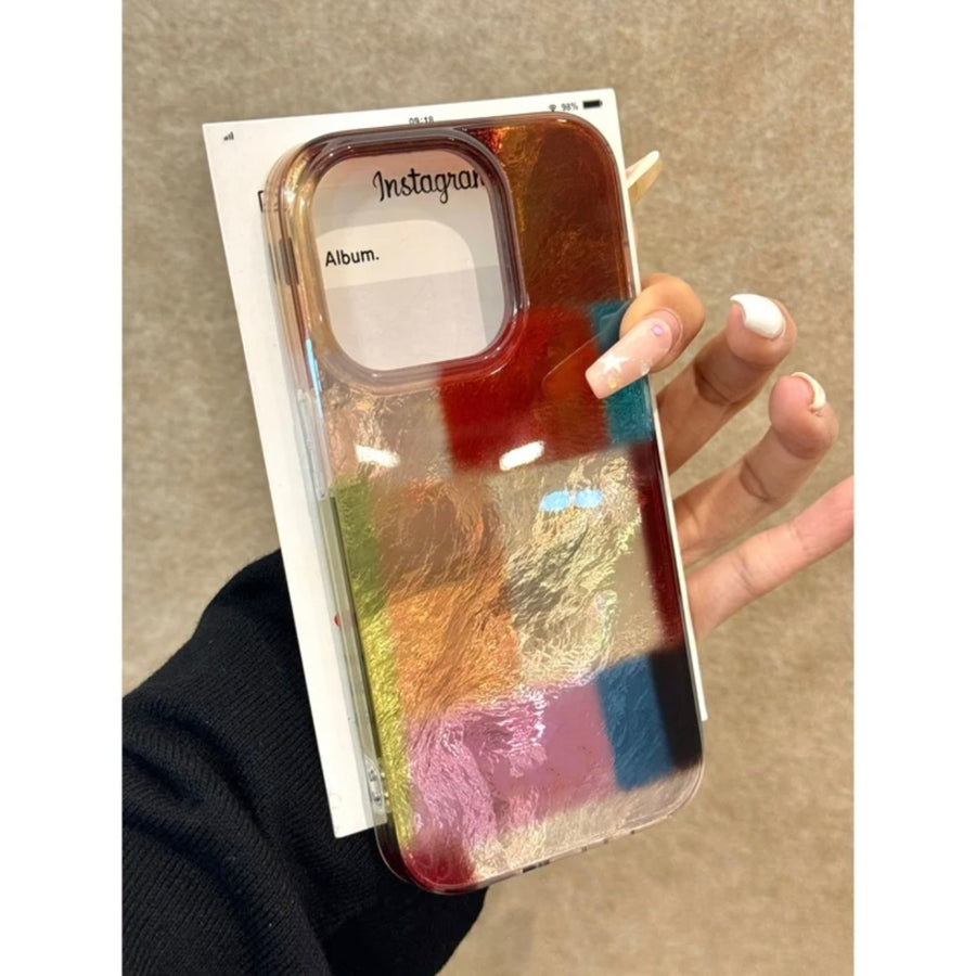 Corrugated Multi-color Blocks Creative Phone Case