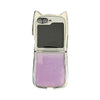 Electroplating Cat Ear Gradient Folding Phone Case