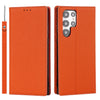 Étui en cuir Litchi pour Galaxy S24 Ultra