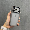 Luxury Double Color Matte Shockproof Phone Case For iPhone 17 Pro Max 17Air 17Pro Cases Metal Side Button PC+TPU Bumper Cover