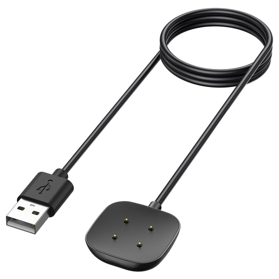Magnetic Watch Charger for Fitbit Versa 3 Charging Cable Replacement USB Cord Dock Adapter For Fitbit Sense Smartwatch Accessory