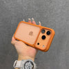 Luxury Double Color Matte Shockproof Phone Case For iPhone 17 Pro Max 17Air 17Pro Cases Metal Side Button PC+TPU Bumper Cover