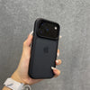 Luxury Double Color Matte Shockproof Phone Case For iPhone 17 Pro Max 17Air 17Pro Cases Metal Side Button PC+TPU Bumper Cover