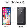 1 Pair (front+back) HD LCD clear glossy film For iphone 4 4G 4S 5 5g 5s 6 6s 6s 7 x 8 10 plus screen protector film guard