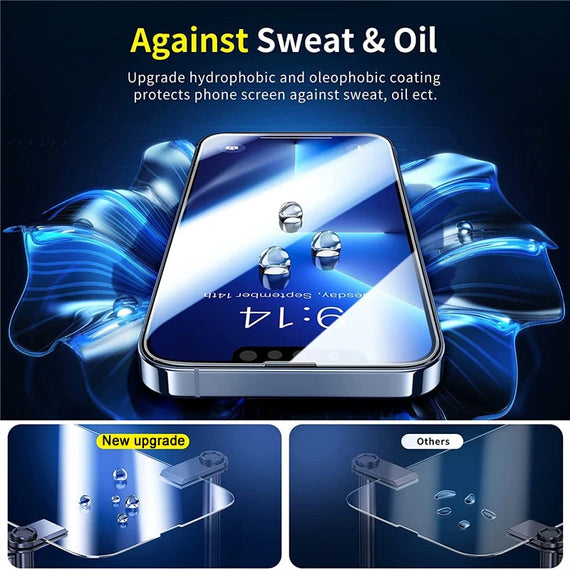 4PCS Tempered Glass For iPhone 14 13 12 11 Pro Max Mini Screen Protector on For iPhone 14 Pro X XR XS 7 8 6 6S Plus 5 SE 2 Glass
