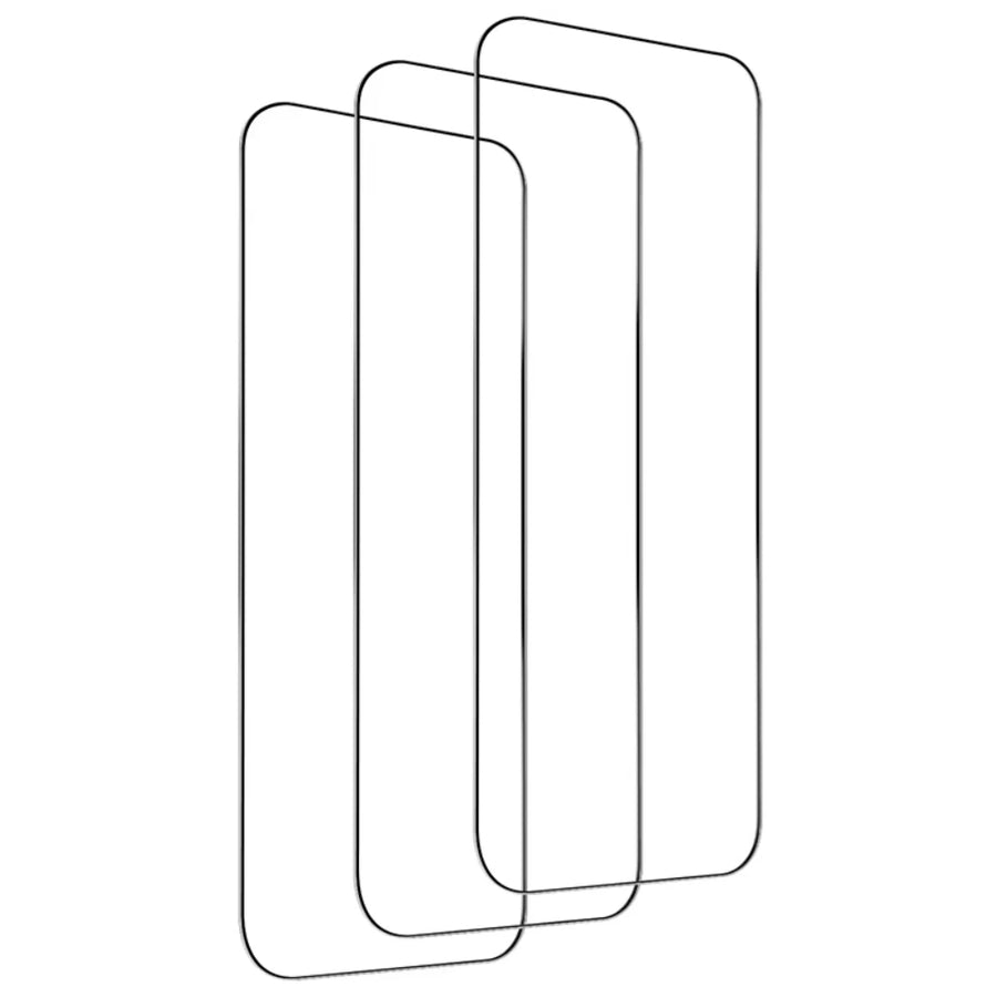 NNBILI 3 Tempered Glass Films+3 Lens Films Suitable For iPhone 16 15 14 13 12 Pro Max Mini Phone Protection Tempered Glass Film