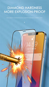 Full Cover Protective Glass On For iPhone 11 12 Pro XS Max X XR Screen Protector On For iPhone 7 8 6 Plus SE 2020 11 12 Glass