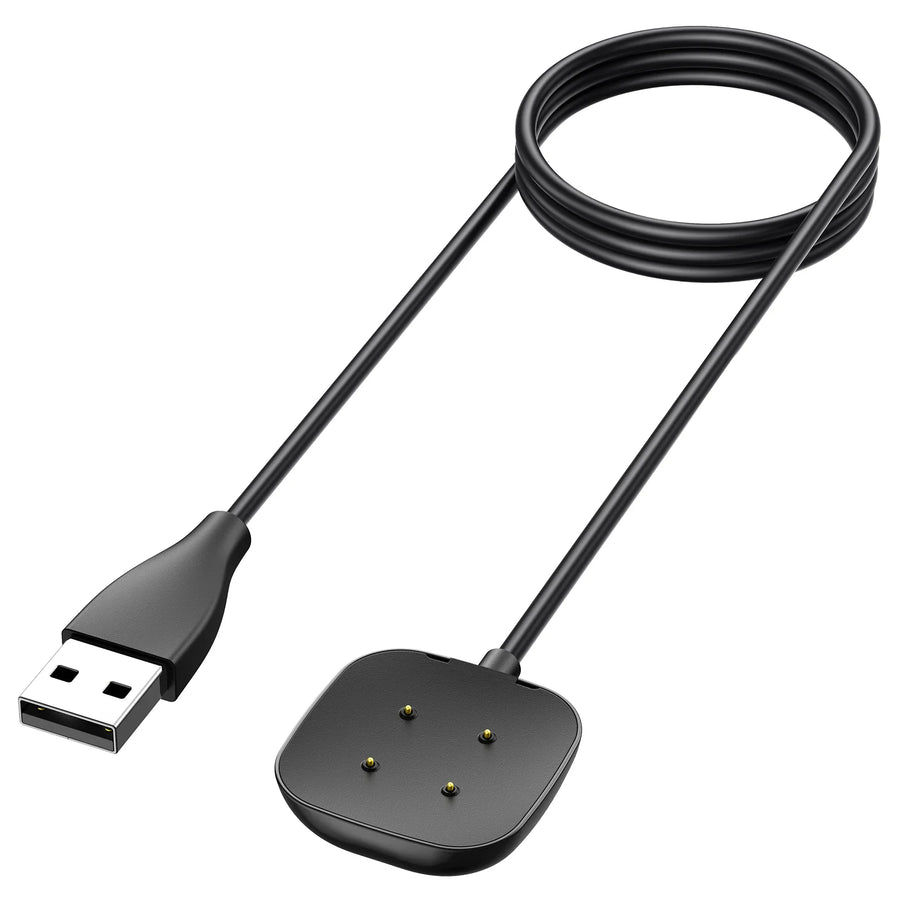 Magnetic Watch Charger for Fitbit Versa 3 Charging Cable Replacement USB Cord Dock Adapter For Fitbit Sense Smartwatch Accessory
