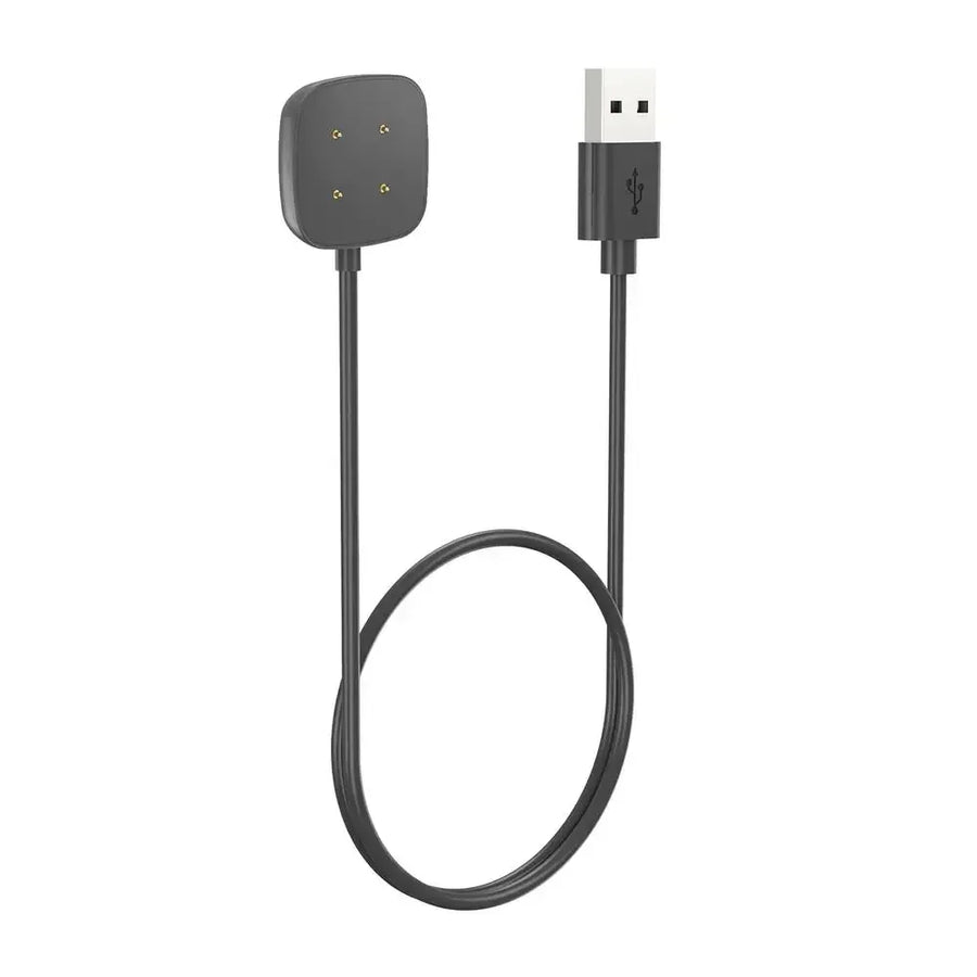 Charger for Fitbit Versa 3 & 4/ Sense 1 & 2 Charging Cable Replacement USB Cord Dock Adapter Magnetic 3.3ft Smartwatch Accessory