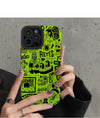 European And American Wave Brand Graffiti English Cartoon Phone Case