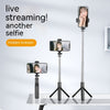 2023 New Selfie Stick Wireless Bluetooth Camera Artifact Fill Light Anti-shake Rack Floor Tripod Portable