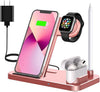 Chargeur sans fil pliable 4 en 1 à charge rapide 15 W
